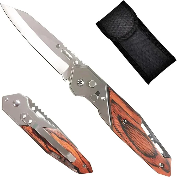 Pocket Knives & Folding Knives,Pocket Knives for Men,Tactical Knife with Clip,Edc Knife,Small Pocket Knife,Cool Gadgets for Surviva,Hunting